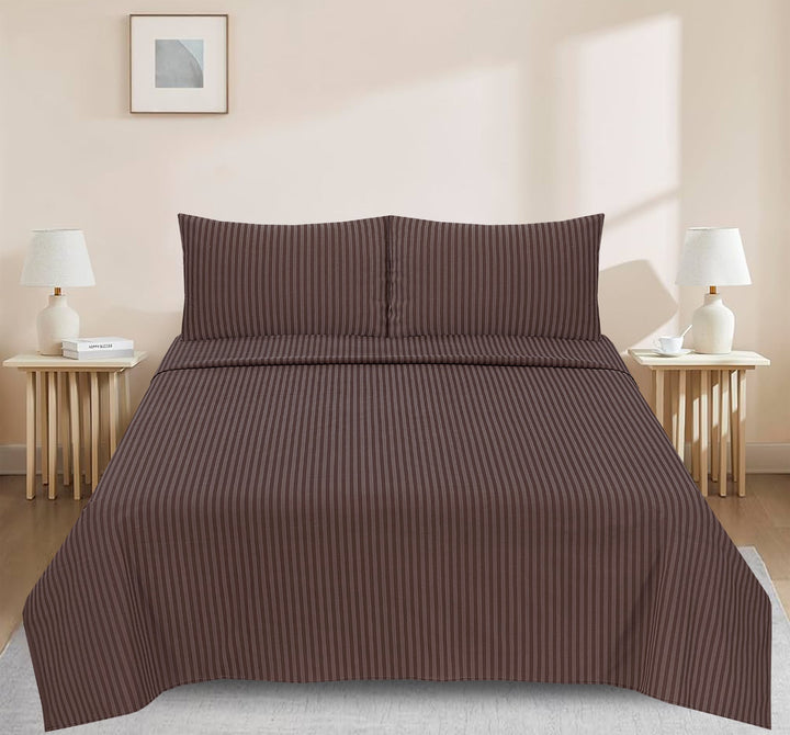 Dark Choclate Stripped - Cotton