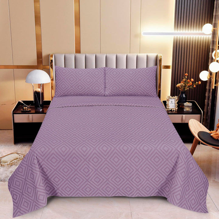 Purple Geometry- Cotton