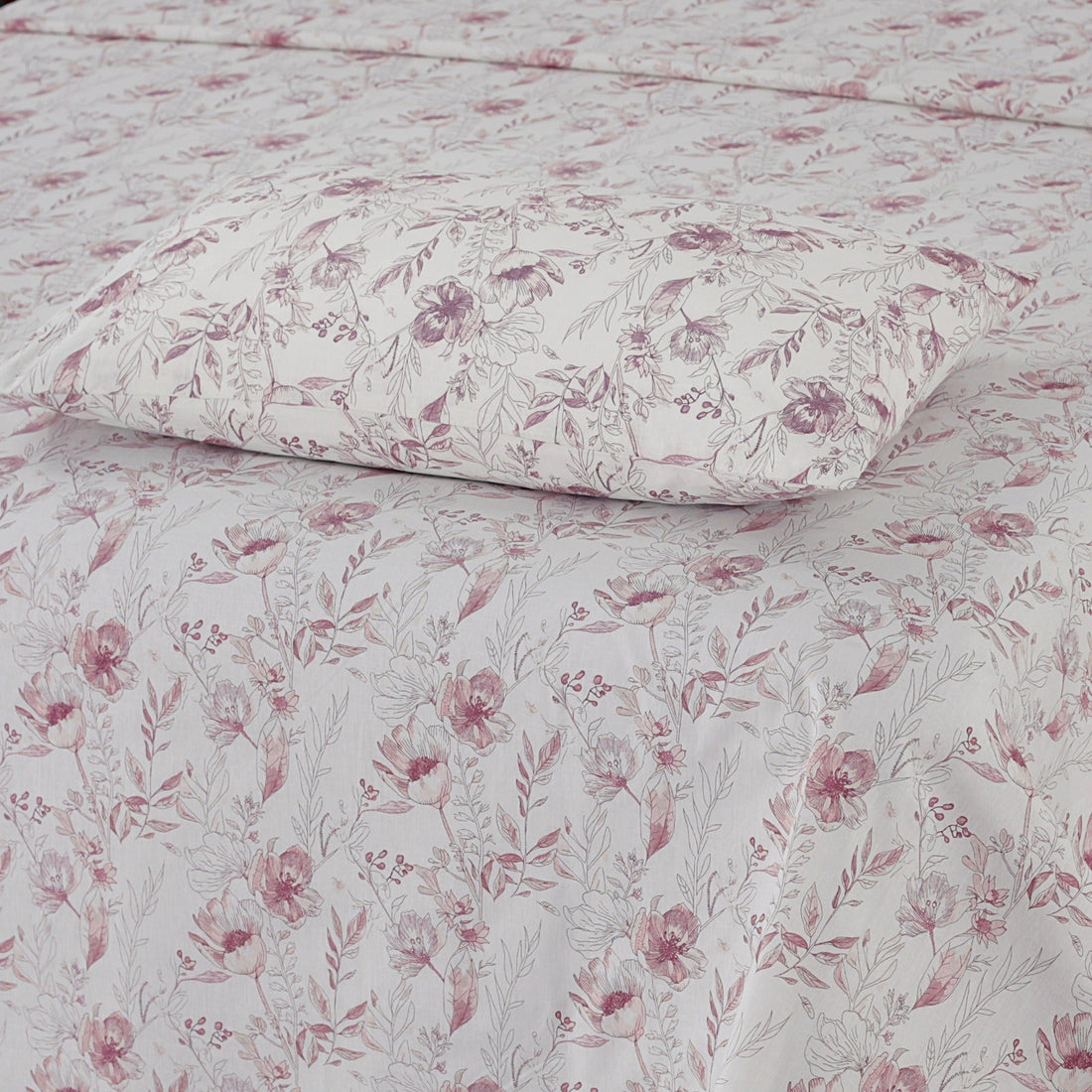 Floral Matte 3Pcs Cotton Printed Cotton Punch