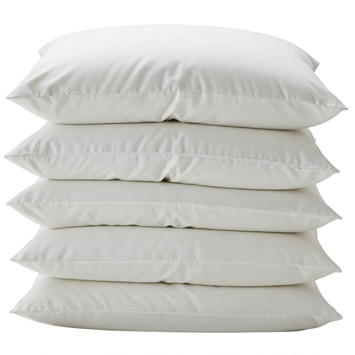 White Filled Pillow Cotton Punch