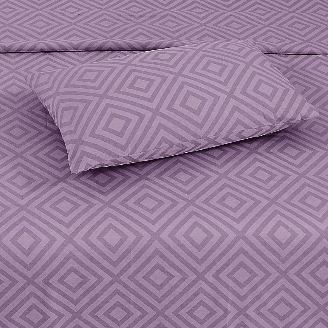 Purple Geometry- Cotton