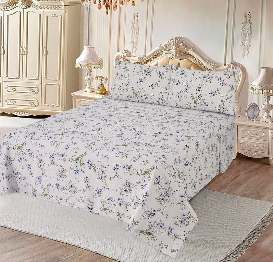 Mystic Blue Punch 3Pcs Printed Cotton Punch